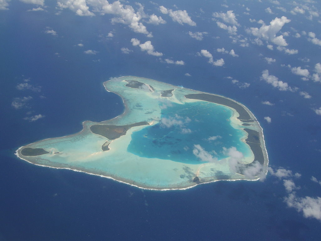 Tetiaroa from sky