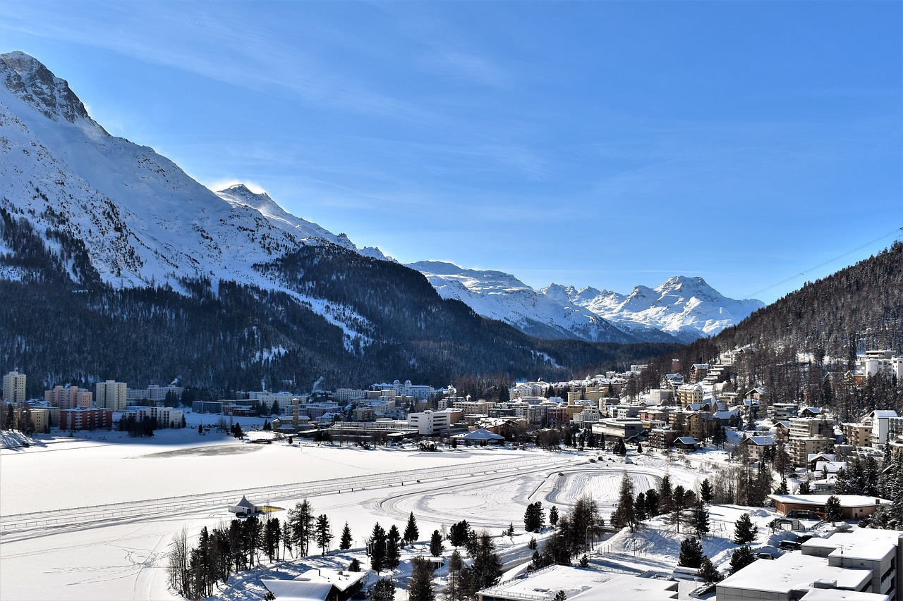 Top hill station - St. Moritz, Switzerland